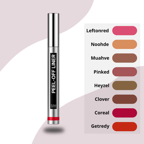 PEEL-OFF LIP LINER